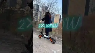 Тест-драйв электросамоката H9 для езды по бездорожью ⚡ Мощность 6000 Вт | Мощный зверь, способный...