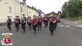 Ballinamallard Accordion Band @ Ballinamallard District No 6 Church Service Parade 2024