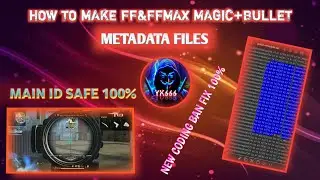 Beginner's Guide How To Make Magic Bullet Metadata File | FF & FF Max Metadata Magic Bullet Making
