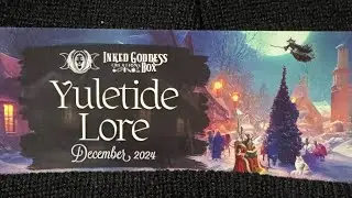Inked Goddess Creations~ Yuletide Lore 12/2024 #unboxing