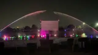 Bagh-e-bahu water and laser light show #jammu #bagh-e-bahu #bawemata #jammukashmir #musicalfountain 