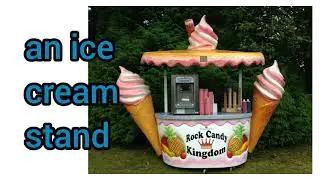 How to Pronounce Ice cream stand in American English