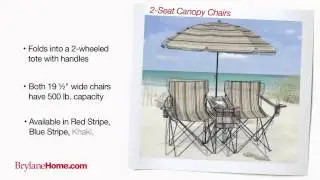 BrylaneHome Camp Chairs