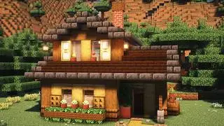 Minecraft Cozy Cabin Build | Easy Tutorial