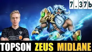 🤯TOPSON  [ZEUS] MID 7.37B- DOTA 2 HIGHEST MMR MATCH #dota2gameplay  #dota2  #topson