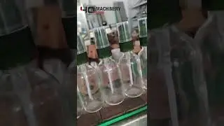 Inline spindle capping machine for glass bottles|YQ spray bottle cap screwing equipment #cappers