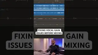 Fixing vocal gain issues! #vocalediting #mixingandmastering #logicpro #musicproduction #mixing