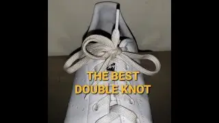 Double knot HACK! Easiest Quickest to untie - Triple Bunny Ear 