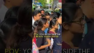 JEE Advanced 2025 | Exam Day Emotions 🏃 #shorts