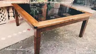 8 seater dining square table