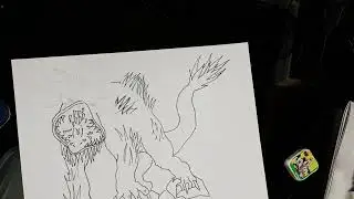 The kalisk in predator: Badlands drawing in #timelapse #art #artist 
