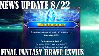 [FFBE GLOBAL] NEWS UPDATE FOR 8/22 THE STORY CONTINUES!!