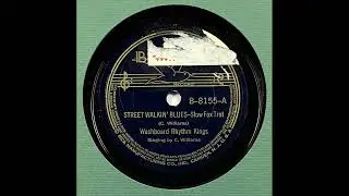 Washboard Rhythm Kings : Street Walkin' Blues - Bluebird 8155 - 78 RPM - Chicago, IL (1935)