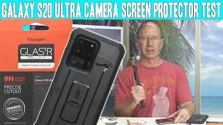 Galaxy S20 Ultra Spigen Camera lens Screen Protector - Hammer Test