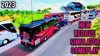 Hill Coach Bus Simulator Game || New Red Bus Snow Mod | Best Bus Driving Games For Android