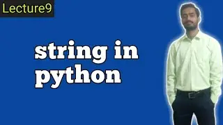 string in python(hindi)