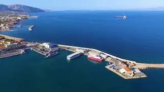 TOWN & PORT OF CHIOS ISLAND - DJI PHANTOM 3 STANDAR - NO SOUND