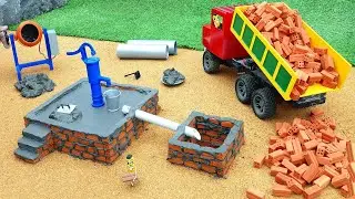 Diy diorama making mini motor water pump science project  | how to make | @sanocreator