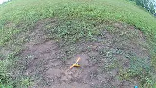 3D flight test colored blades with OMPHOBBY M2 (Orange blade)