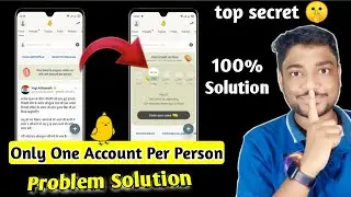 Koo Only One Account Per Person Problem Solution || 100% Solution Trick || Top Secret 🤫