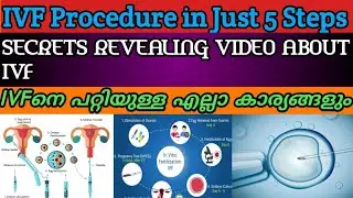 IVF procedure Step by Step in Malayalam/IVF procedure in 5 Steps