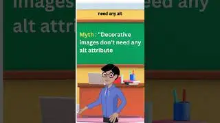 Myth | decorative images do not need alt #a11y #enablinginclusion ￼