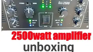 2500watt PRO_TEQ power amplifier unboxing with price