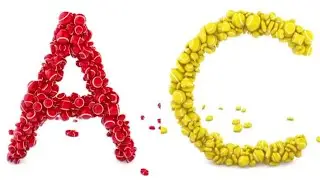 3D-буква &laquo;Конфетный алфавит&raquo; (буквы A+C = легко 😂) // при поддержке Gamavision Csupo Effects