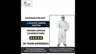 Disposable PPE Suit Available At Aaditya Uniforms