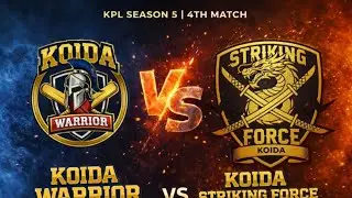 Koida Warrior vs Koida Striking Force 🔥 | KPL Season 5 | LIVE Match