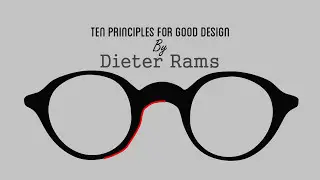 Ten Principles for Good Design By Dieter Rams