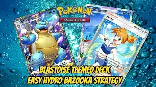 Great Blastoise Ex Themed Deck + Easy Hydro Bazooka Strategy That Suit the Wonder Pick Event Rewards