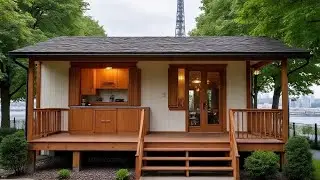 Lovely Tiny House Design | 6m x 8m 2Bedroom | Simple Life with Farm House | Tiny Homes