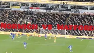 WATFORD SCORE WINNER!! Norwich vs Watford matchday vlog 