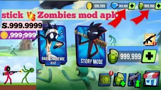 🎮Stick VS Zombies// How to Stick VS Zombies Mod Apk//Stick VS Zombies Mod menu/Zombies VS
