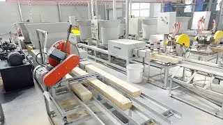Pressed Wood Pallet block Machine with Double Heads in Romania/Details