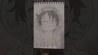 Drawing Luffy