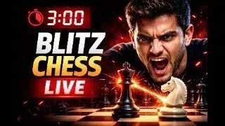 BLITZ CHESS LIVE  | 3+0 Arena @ lichess.org #BlitzChess #ChessLive #LiveStream