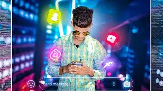Neon Style + Clothes Shine New Trick | PicsArt Snapseed Tutorial