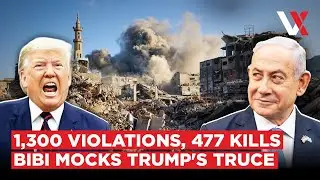 Israel Bombs Gaza On 89 Of 104 Days Of Ceasefire | Trump Pushes Phase II Of Peace Plan | VERTEX
