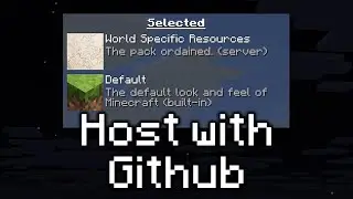 Use Github to host Server Resourcepack