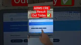 Link Out 📢 AIIMS CRE Result 2025 Kaise Dekhe✅ How to Check/Download CRE Aiims Result 2025 Score Card