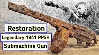 Full Restoration Submachine gun timelapse