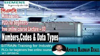 PLC Numbers-Codes-Data Types Online Class-3 English version | SIEMENS PLC Data Types Online Class.