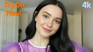 4k Try On Haul See Everything | Transparent Dress, Lingerie & Bikini Try-On Haul With Me