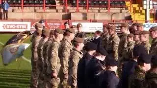 WW1 centenary commemoration at Workington AFC