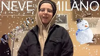 Finalmente la neve a Milano (poteva finire male) #vlogmas EP 12