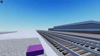 Train vs box truck caught on Camera is Roblox