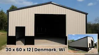 30&times;60&times;12 Steel Garage Build &mdash; Denmark, WI | Wisconsin Carports