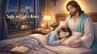 Safe in God&rsquo;s Arms 🌙 Peaceful Worship Sleep Music for Deep Rest & Calm Night